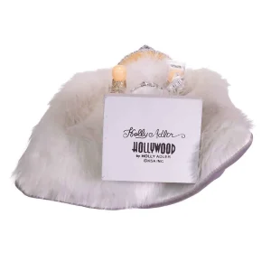Kurt Adler 18-Inch Hollywood White Fur King Nutcracker