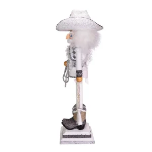 Kurt Adler 19-Inch Hollywood Rhinestone Cowboy Nutcracker