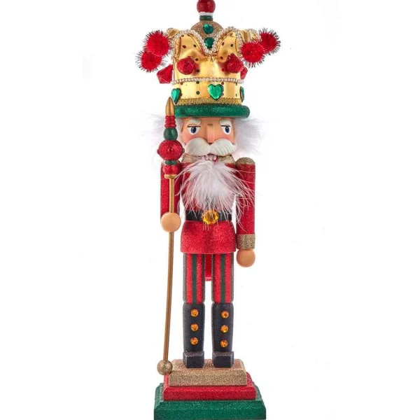 Kurt Adler 17.5-Inch Hollywood Mardi Gras King Nutcracker