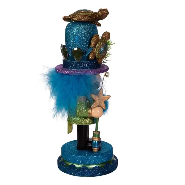 Kurt Adler 11-Inch Hollywood Nutcracker With Sea Turtle Hat