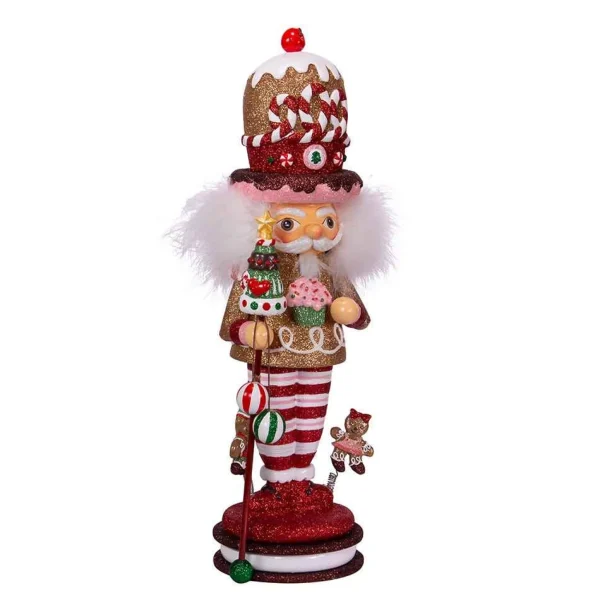 Kurt Adler 16.5-Inch Hollywood Gingerbread King Nutcracker