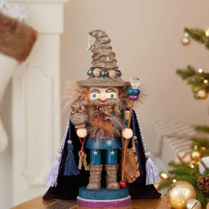 Kurt Adler 15-Inch Hollywood Wizard Nutcracker With Owl