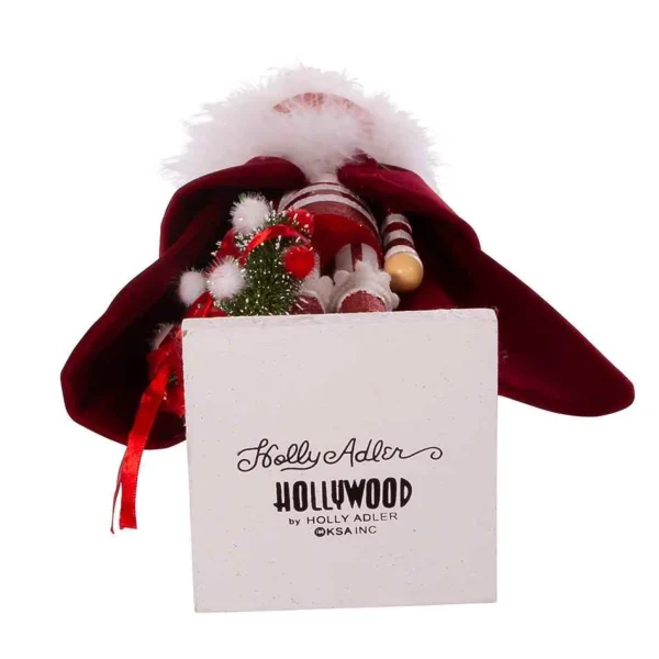Kurt Adler 20-Inch Hollywood Red Skinny Nutcracker With Wreath