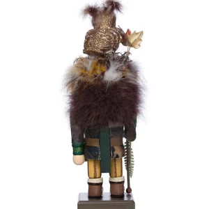 Kurt Adler 16-Inch Hollywood Woodsman Nutcracker With Owl Hat