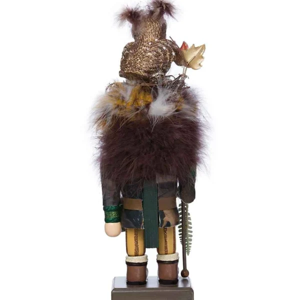 Kurt Adler 16-Inch Hollywood Woodsman Nutcracker With Owl Hat