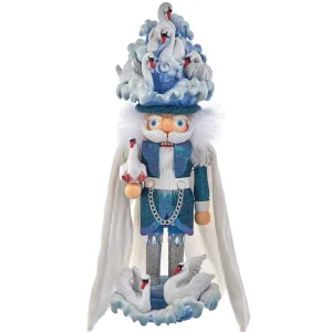 Kurt Adler 18-Inch Hollywood 7 Swans Swimming Nutcracker