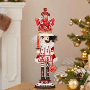 Kurt Adler 18-Inch Hollywood King Of Hearts Nutcracker