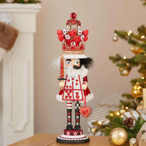 Kurt Adler 18-Inch Hollywood King Of Hearts Nutcracker