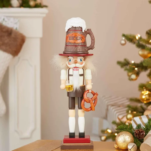Kurt Adler 17.5-Inch Hollywood™ Beer And Pretzel Nutcracker