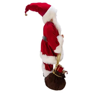 Kurt Adler 34-Inch Kringle Klaus Traditional Santa And List