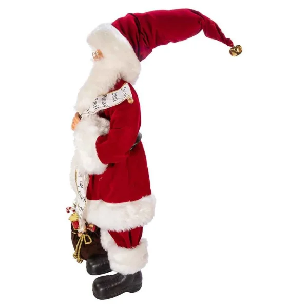 Kurt Adler 34-Inch Kringle Klaus Traditional Santa And List