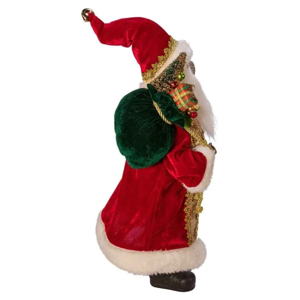 Kurt Adler 18-Inch Kringle Klaus African American Santa