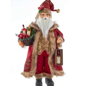 Kurt Adler 17-Inch Kringle Klaus Wine Santa