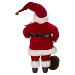 Kurt Adler 34-Inch Kringle Klaus Traditional Santa And List