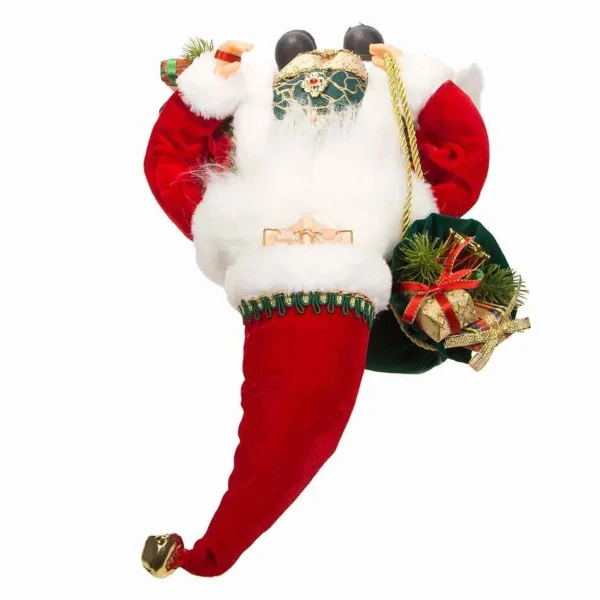 Kurt Adler 17-Inch Kringle Klaus Fancy Santa With Stocking