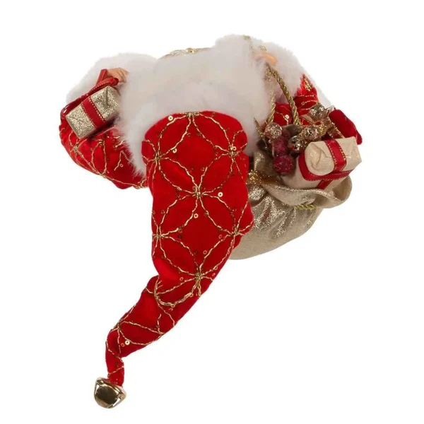 Kurt Adler 17-Inch Kringle Klaus Red Santa With Gifts