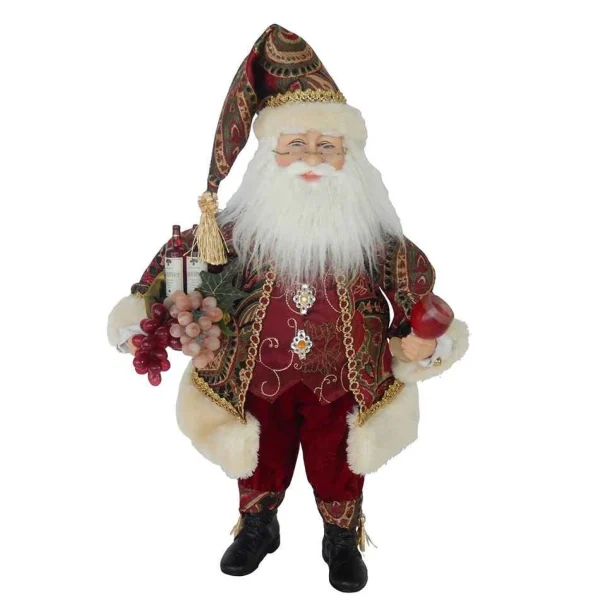 Kurt Adler 18-Inch Kringle Klaus Wine Santa