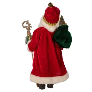 Kurt Adler 18-Inch Kringle Klaus African American Santa