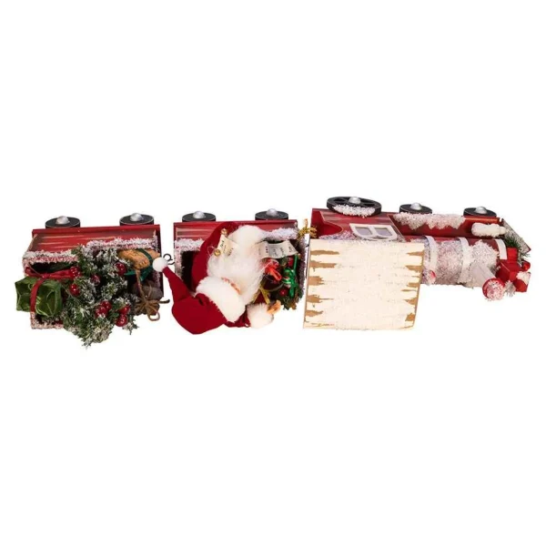 Kurt Adler 30.5-Inch Kringle Klaus Santa On Train