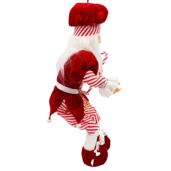 Kurt Adler 17-Inch Kringle Klaus Peppermint Chef Santa