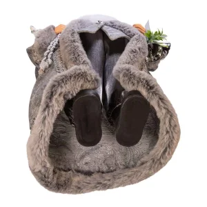 Kurt Adler 18-Inch Kringle Klaus Silver Santa