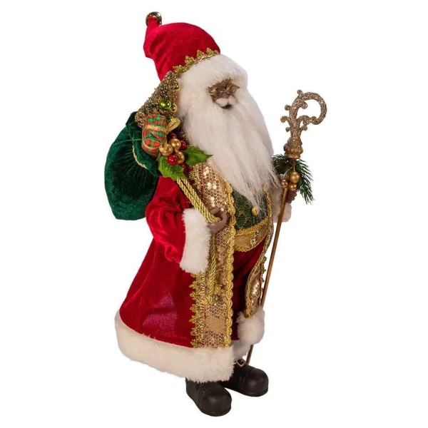 Kurt Adler 18-Inch Kringle Klaus African American Santa