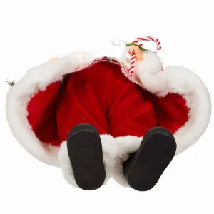 Kurt Adler 17.5-Inch Kringle Klaus Peppermint Santa