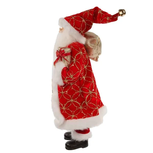 Kurt Adler 17-Inch Kringle Klaus Red Santa With Gifts