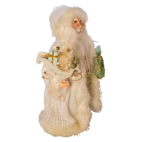 Kurt Adler 18-Inch Kringle Klaus Winter White Santa