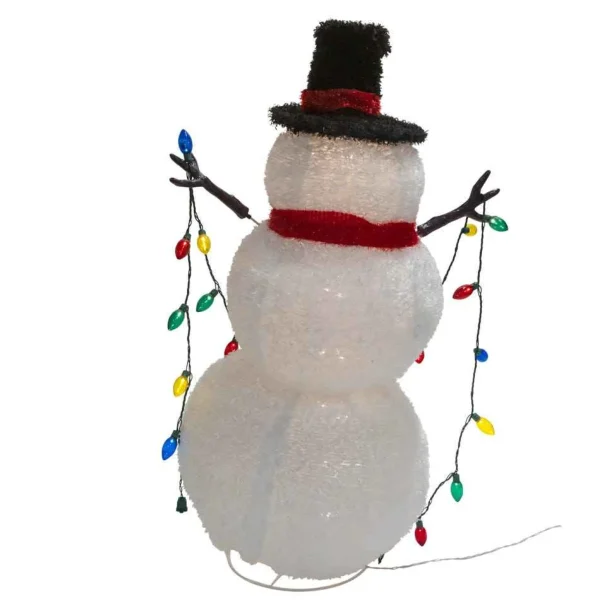 Kurt Adler 48-Inch Lighted Collapsible Snowman