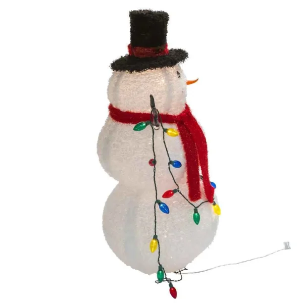 Kurt Adler 48-Inch Lighted Collapsible Snowman
