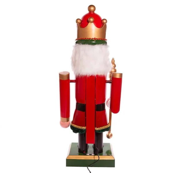 Kurt Adler 43-Inch Lighted Musical Collapsible Nutcracker