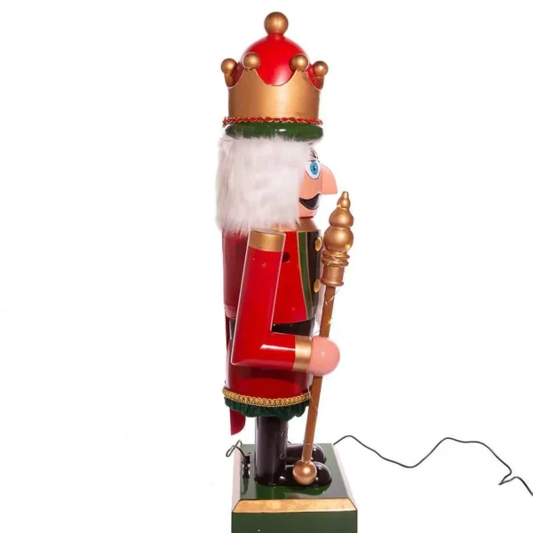 Kurt Adler 43-Inch Lighted Musical Collapsible Nutcracker