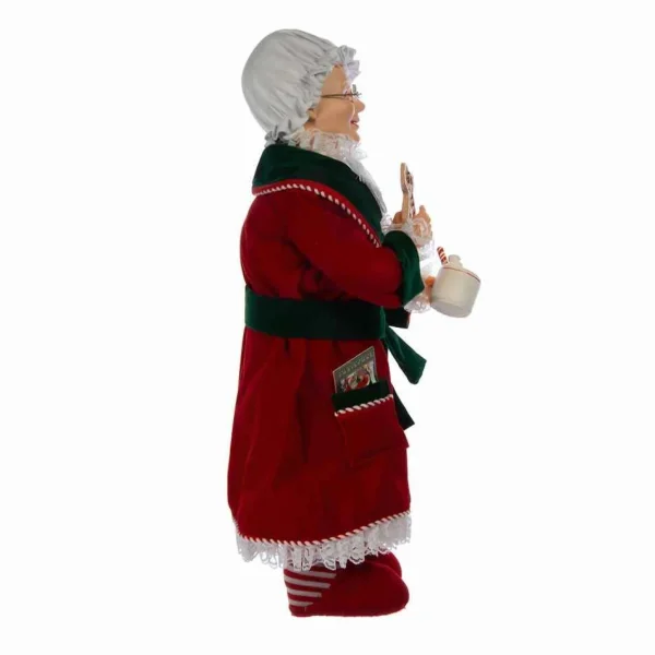 Kurt Adler 17.25-Inch Mrs. Claus With Cookies And Cocoa