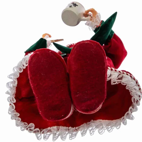 Kurt Adler 17.25-Inch Mrs. Claus With Cookies And Cocoa