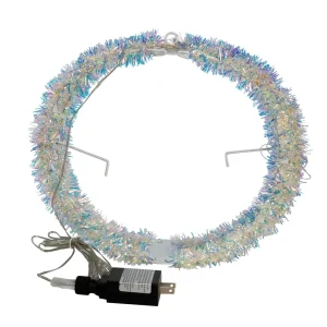 Kurt Adler 12-Inch Multi-Color Led Tinsel Foldable Sphere