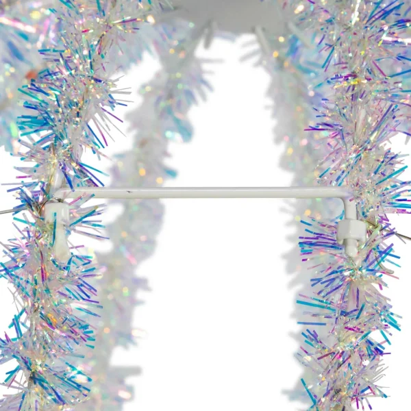 Kurt Adler 12-Inch Multi-Color Led Tinsel Foldable Sphere