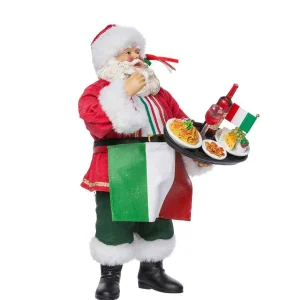 Kurt Adler 10.5-Inch Musical Italian Santa