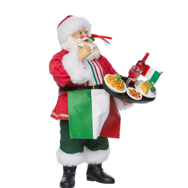Kurt Adler 10.5-Inch Musical Italian Santa