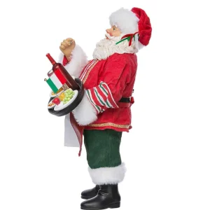 Kurt Adler 10.5-Inch Musical Italian Santa