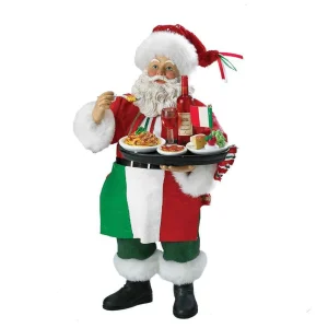 Kurt Adler 10.5-Inch Musical Italian Santa