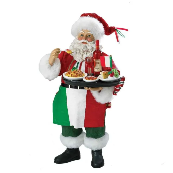 Kurt Adler 10.5-Inch Musical Italian Santa