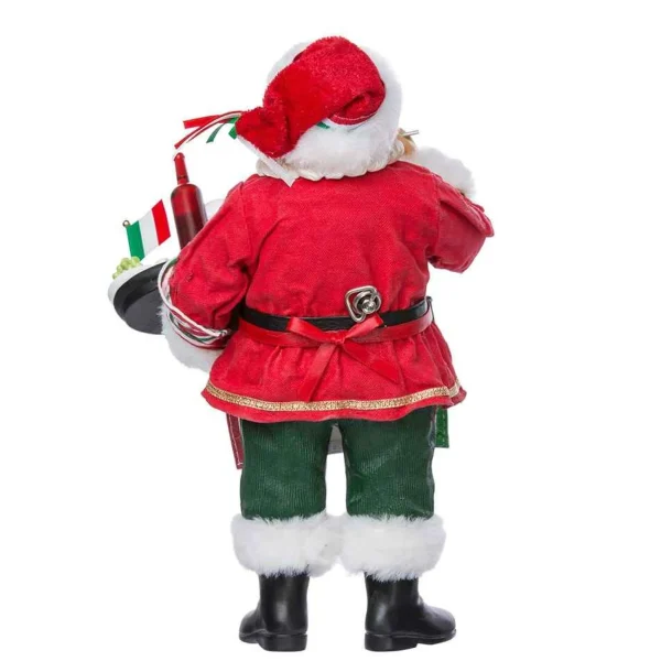 Kurt Adler 10.5-Inch Musical Italian Santa