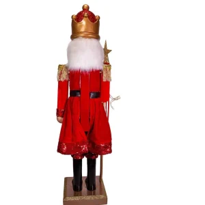 Kurt Adler 32-Inch Plastic Red And Gold King Nutcracker