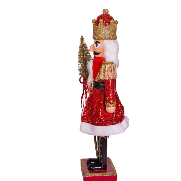 Kurt Adler 24-Inch Plastic Red And Gold King Nutcracker