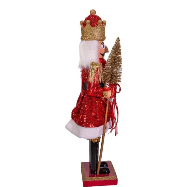 Kurt Adler 24-Inch Plastic Red And Gold King Nutcracker