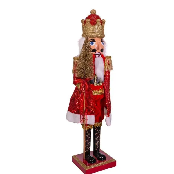 Kurt Adler 24-Inch Plastic Red And Gold King Nutcracker
