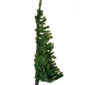 Kurt Adler 48-Inch Pre-Lit Norway Pine Wall Tree