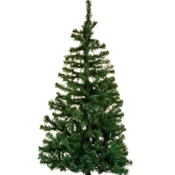 Kurt Adler 48-Inch Pre-Lit Norway Pine Wall Tree