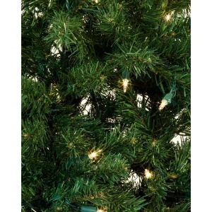 Kurt Adler 48-Inch Pre-Lit Norway Pine Wall Tree